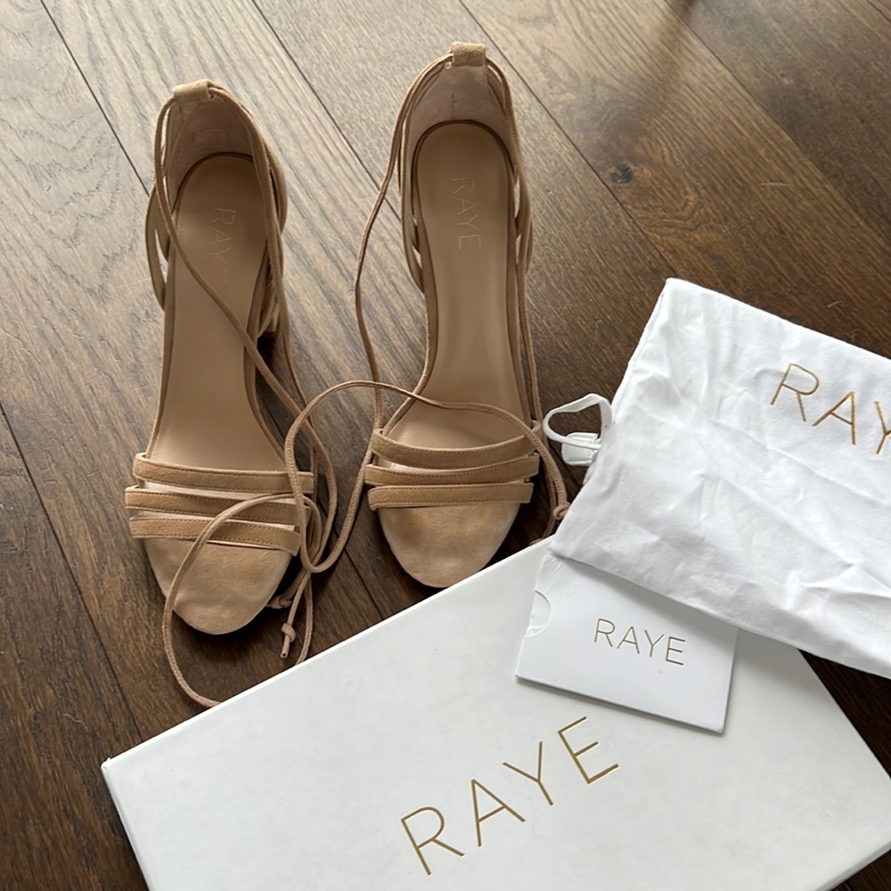Raye Barton block heels in tan